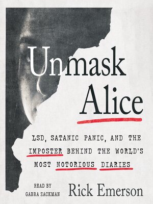 cover image of Unmask Alice